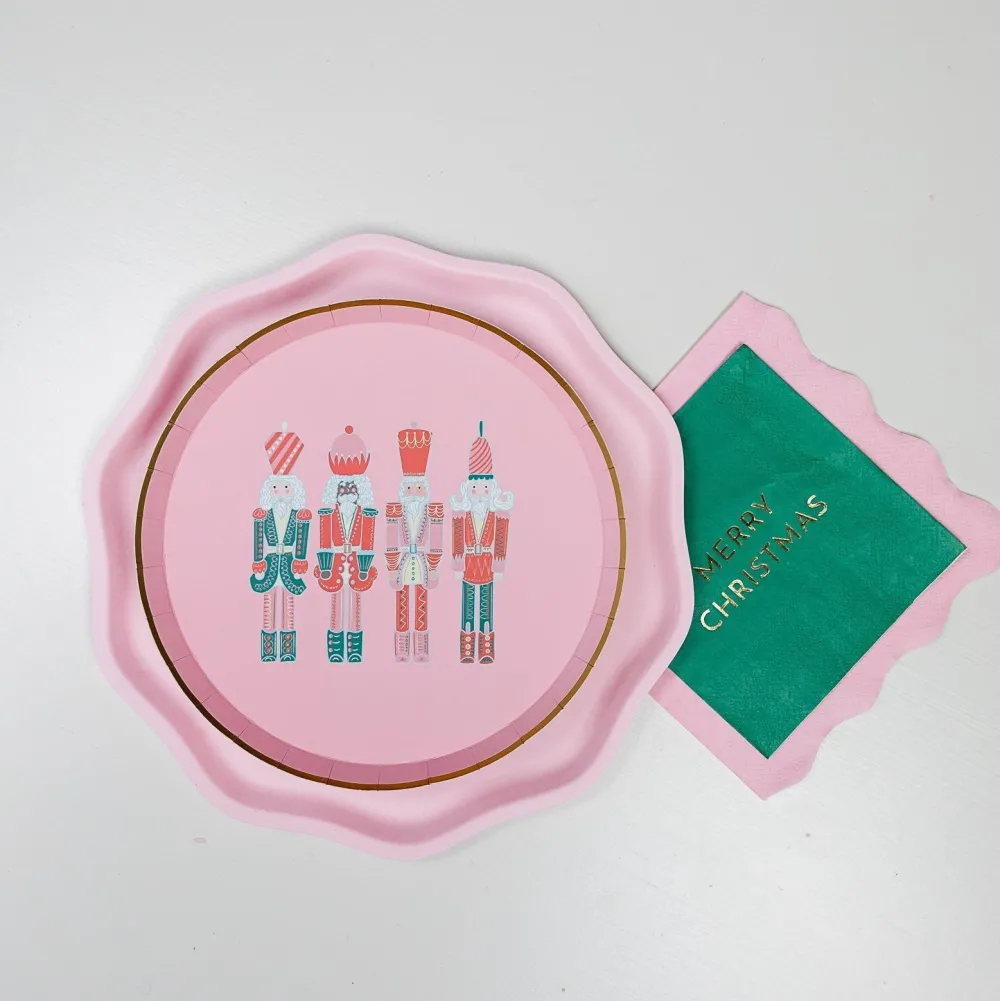 Discount Bonjour Fete Petal Pink Compostable Dinner Plates