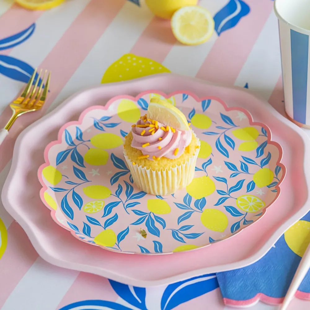 Discount Bonjour Fete Petal Pink Compostable Dinner Plates