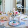 Sale Bonjour Fete Petal Pink Elegant Floral Cocktail Napkins