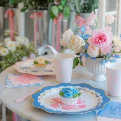 Online Bonjour Fete Petal Pink Elegant Floral Cups