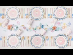 Online Bonjour Fete Petal Pink Elegant Floral Cups