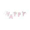 Outlet Bonjour Fete Petal Pink Happy Birthday Banner