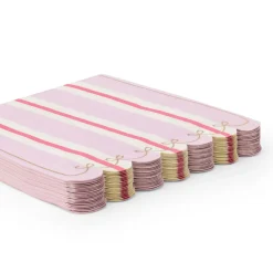 Sale Bonjour Fete Petal Pink Regency Stripe Large Napkins