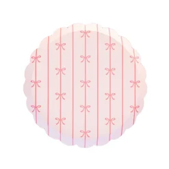 New Bonjour Fete Petal Pink Signature Bow Small Plates