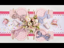 New Bonjour Fete Petal Pink Signature Bow Small Plates