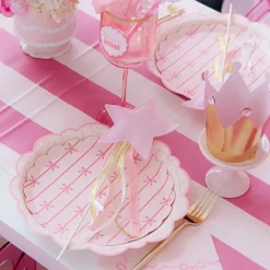 New Bonjour Fete Petal Pink Signature Bow Small Plates