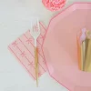 Outlet Bonjour Fete Petal Pink Signature Bow Small Napkins