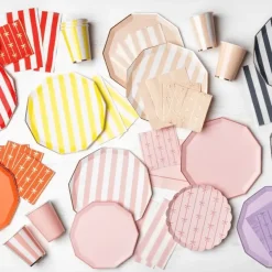 Outlet Bonjour Fete Petal Pink Signature Bow Small Napkins