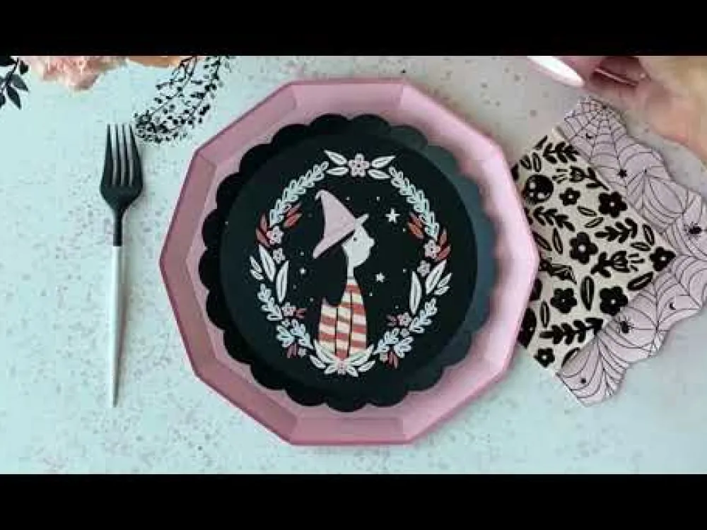Clearance Bonjour Fete Petal Pink Signature Cabana Stripe Plates