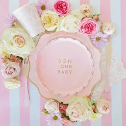 Online Bonjour Fete Petal Pink Signature Cabana Stripe Table Runner