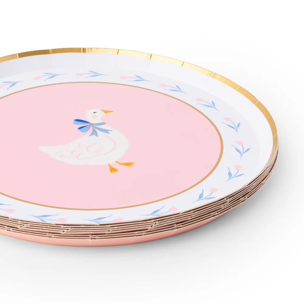 Sale Bonjour Fete Petal Pink Sweet Goose Small Plates