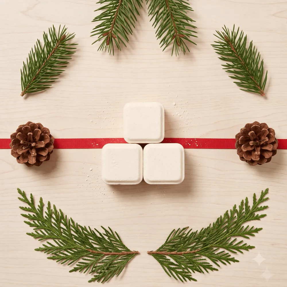 Sale Latika Beauty Pine and Cedarwood Christmas Shower Steamers