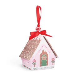 Sale Cait + Co Pink Bath Bomb Christmas House Ornament