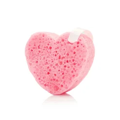 New Spongellé Pink Camellia Heart Buffer Sponge