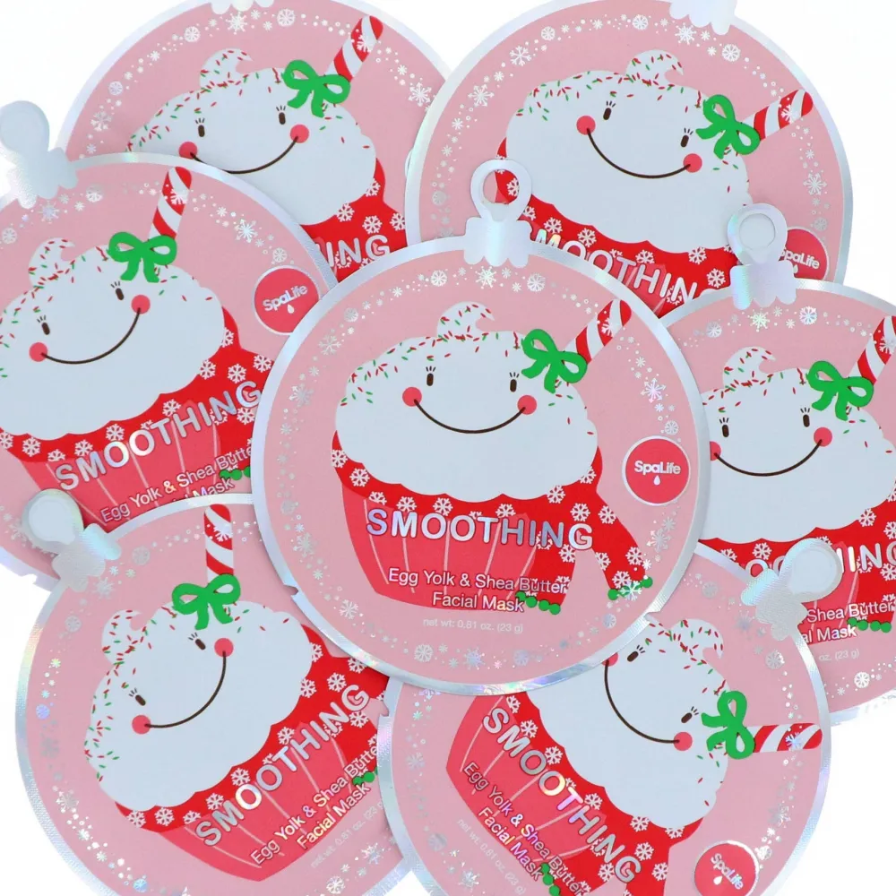 Best My Spa Life Pink Cupcake Christmas Face Mask