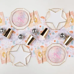 Clearance Bonjour Fete Pink Disco Ball Plates