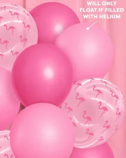 xo, Fetti Pink Flamingo Latex Balloons