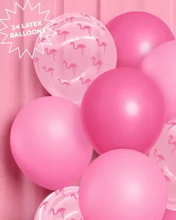 xo, Fetti Pink Flamingo Latex Balloons