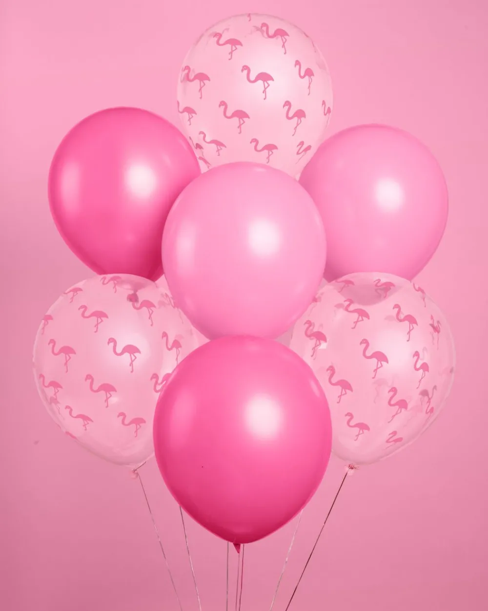 xo, Fetti Pink Flamingo Latex Balloons