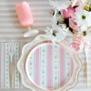 Clearance Unique Pink Flower Shaped Plastic Cup