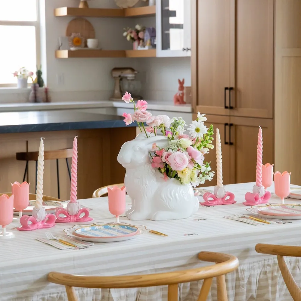 Clearance Unique Pink Flower Shaped Plastic Cup