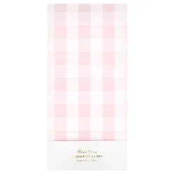 Clearance Meri Meri Pink Gingham Paper Tablecloth
