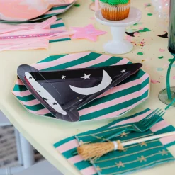 Outlet Bonjour Fete Pink & Green Signature Cabana Stripe Guest Towels