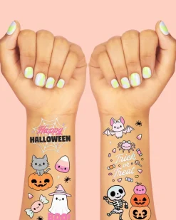 Online xo, Fetti Pink Halloween Kawaii Temporary Tattoos