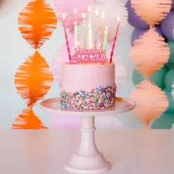 Discount Meri Meri Pink Happy Birthday Candle