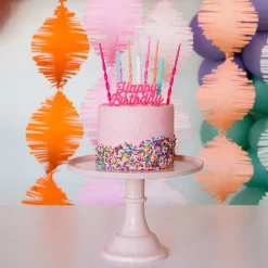 Discount Meri Meri Pink Happy Birthday Candle