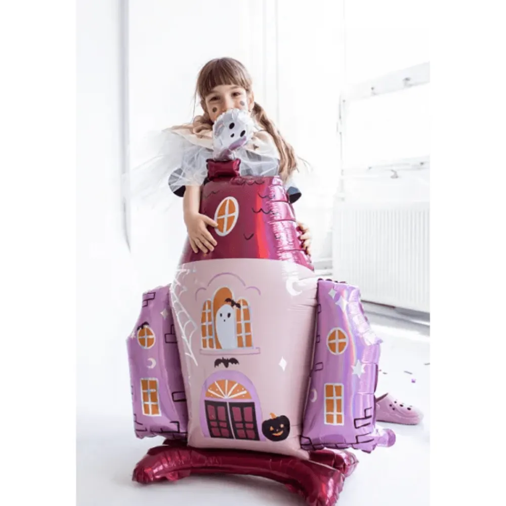 Sale Party Deco Pink Haunted House Balloon