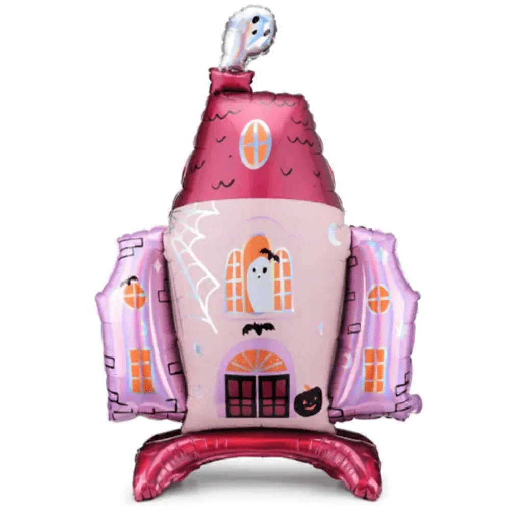 Sale Party Deco Pink Haunted House Balloon