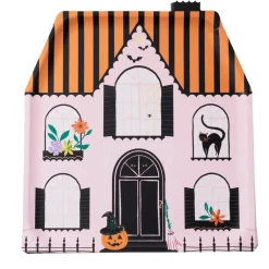 Best Bonjour Fete Pink Haunted House Large Plates