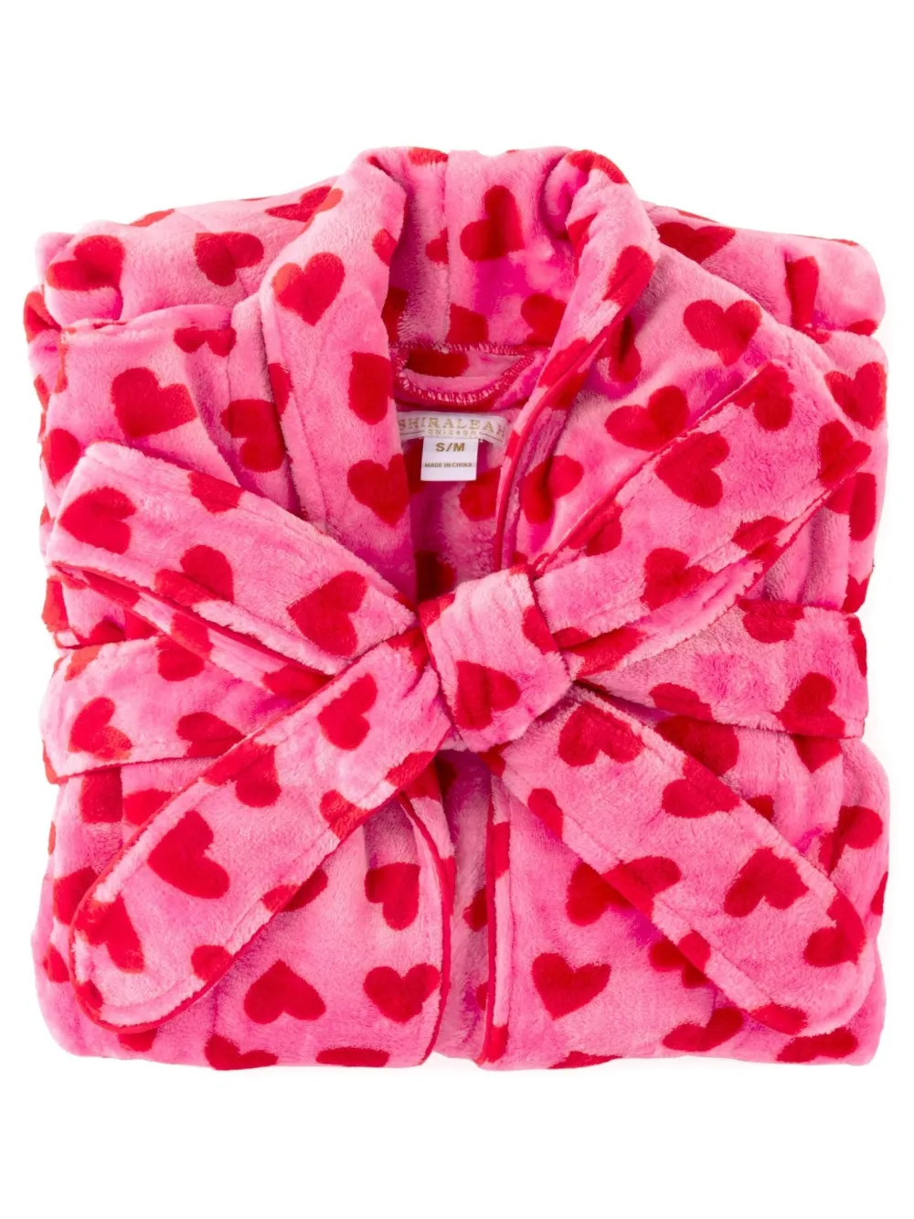 Clearance Shiraleah Retail Pink Hearts Robe