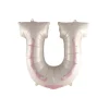 New Partybarco Pink Horseshoe Foil Balloon
