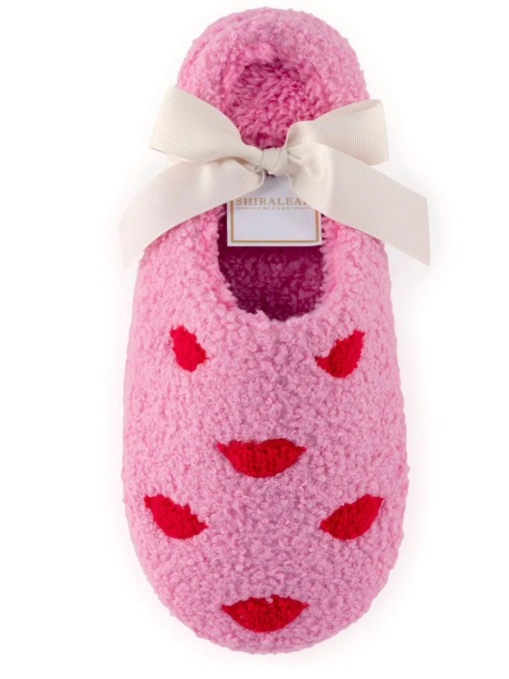 Best Shiraleah Retail Pink Lips Slippers