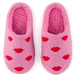 Best Shiraleah Retail Pink Lips Slippers