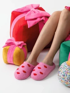 Best Shiraleah Retail Pink Lips Slippers