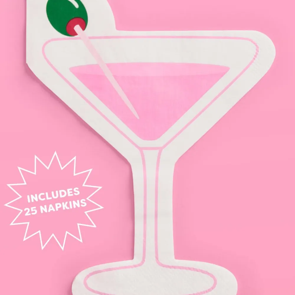 Hot xo, Fetti Pink Martini Napkins