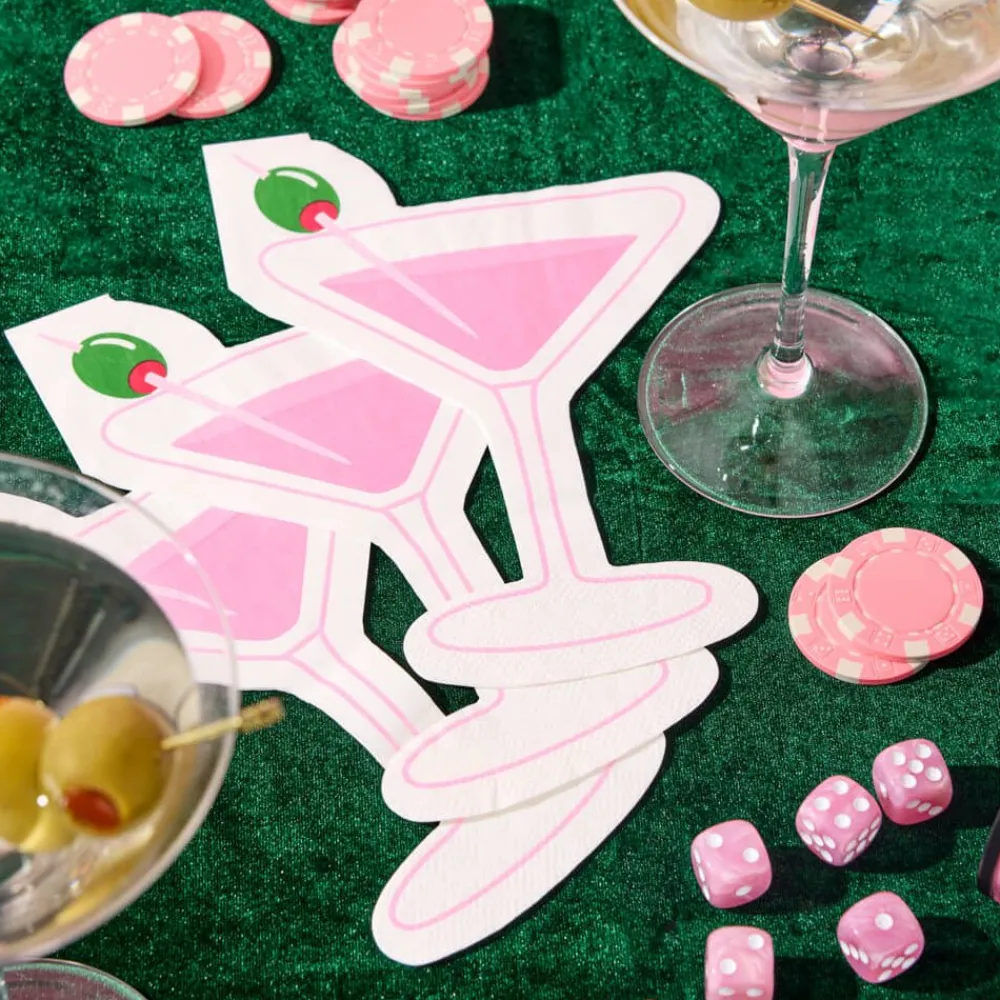 Hot xo, Fetti Pink Martini Napkins