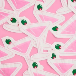 Hot xo, Fetti Pink Martini Napkins