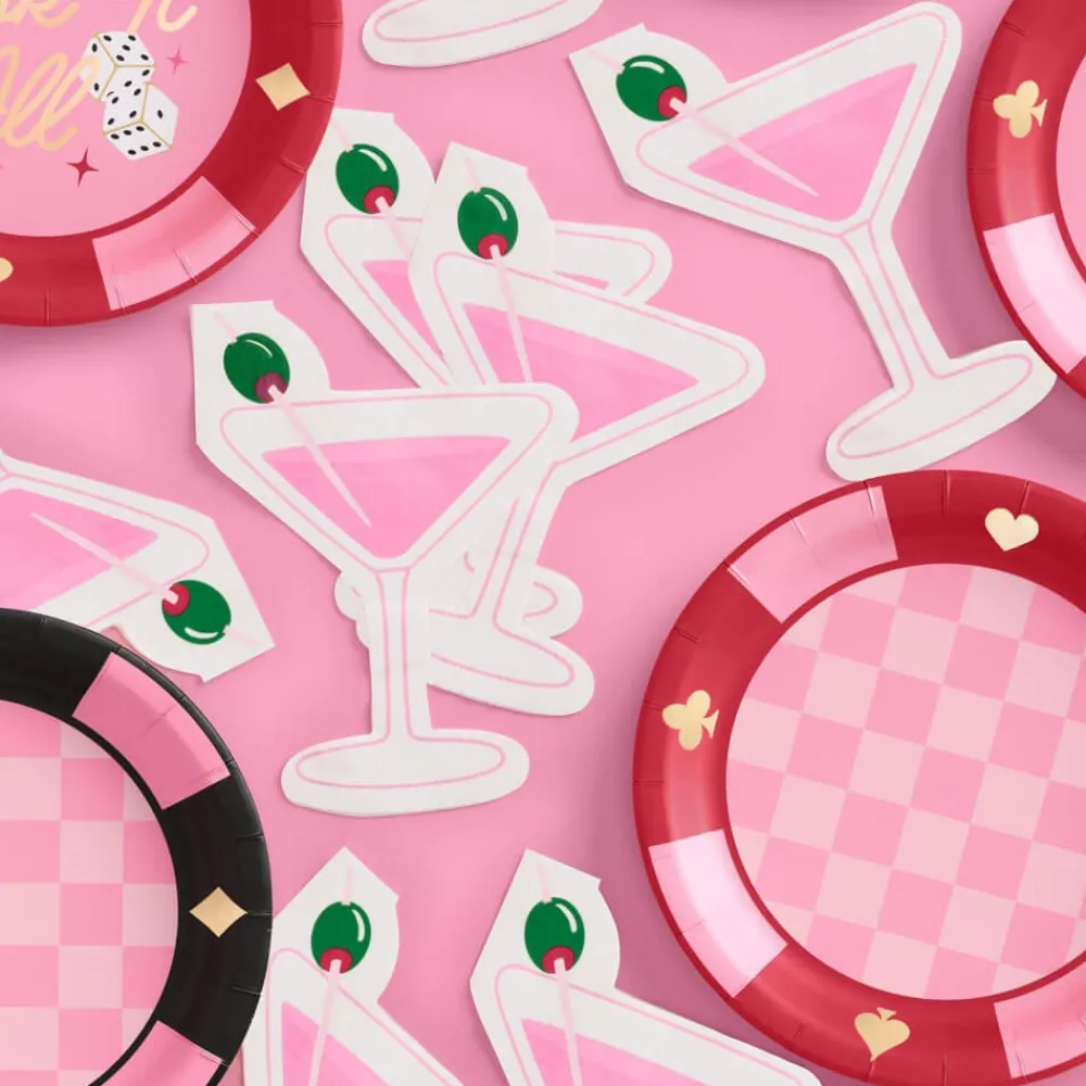 Hot xo, Fetti Pink Martini Napkins