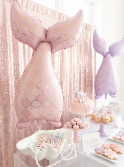 New Zoey Christina Pink Mermaid Tail Foil Balloon