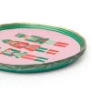 New Bonjour Fete Pink Nutcracker Dessert Plates