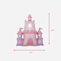 Hot Partybarco Pink Princess Castle Foil Balloon