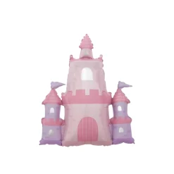 Hot Partybarco Pink Princess Castle Foil Balloon