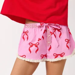 Sale Shiraleah Retail Pink & Red Bow Boxer Short