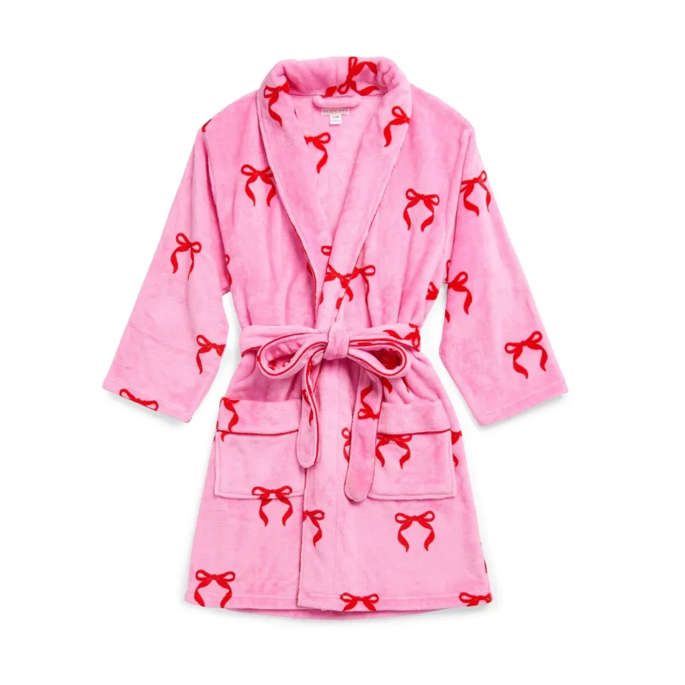 Outlet Shiraleah Retail Pink & Red Bow Robe