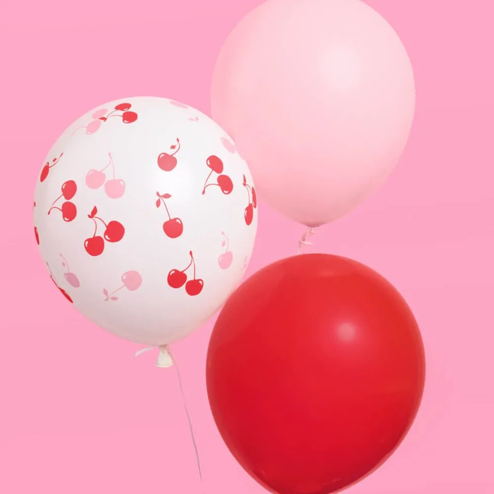 Hot xo, Fetti Pink & Red Cherry Balloon Set