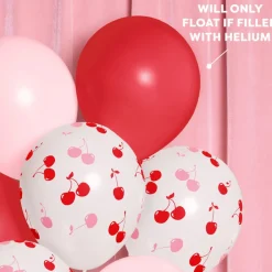 Hot xo, Fetti Pink & Red Cherry Balloon Set